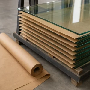 papier kraft intercalaire verre