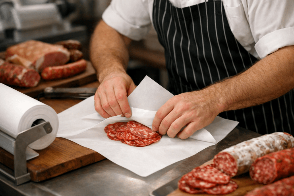 papier alimentaire ingraissable boucherie 