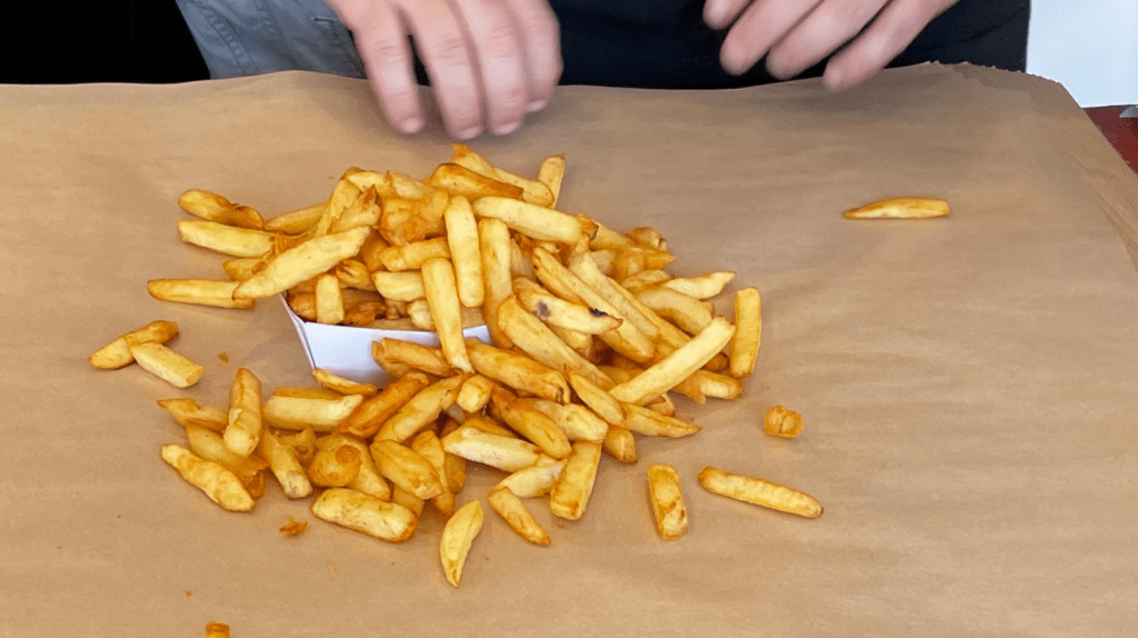 papier kraft ingraissable frites