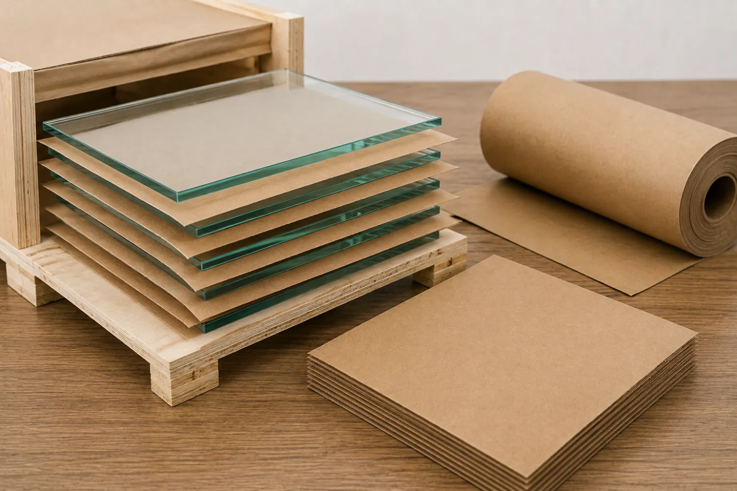 papier protection verre