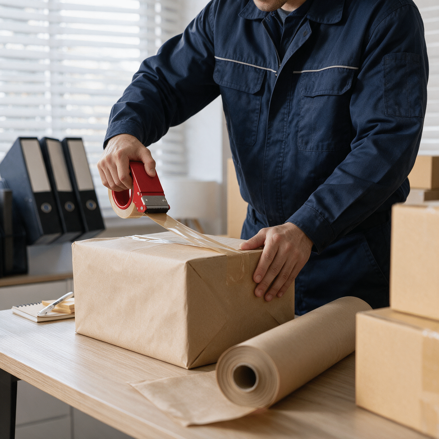 papier kraft recyclé professionnel