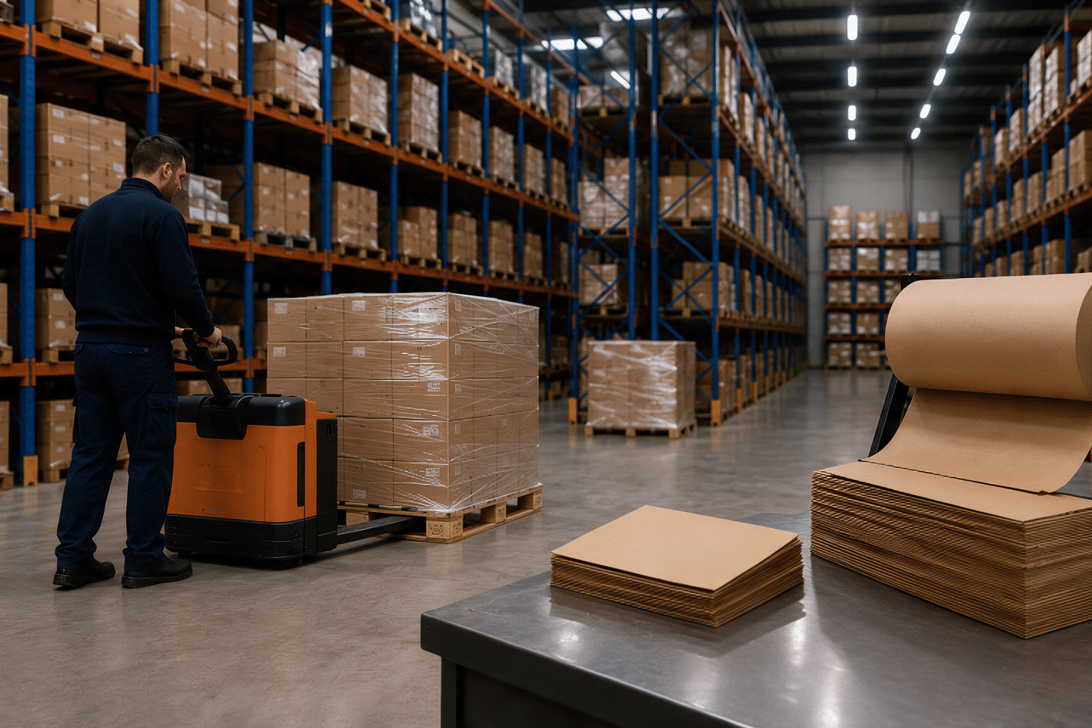 papier industrie logistique